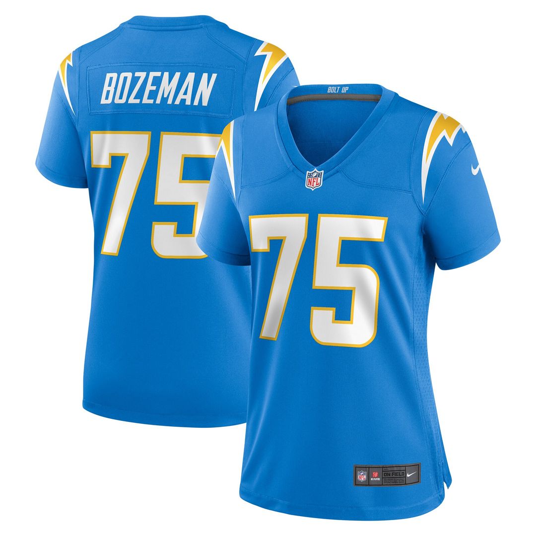 Bradley Bozeman Los Angeles Chargers Nike Women's  Game Official Jersey -  Powder Blue