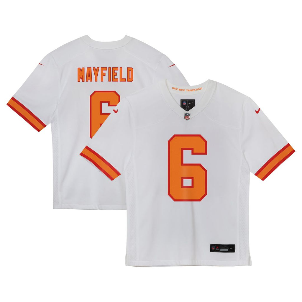 Baker Mayfield '76 Tampa Bay Buccaneers Toddler Game Jersey - White