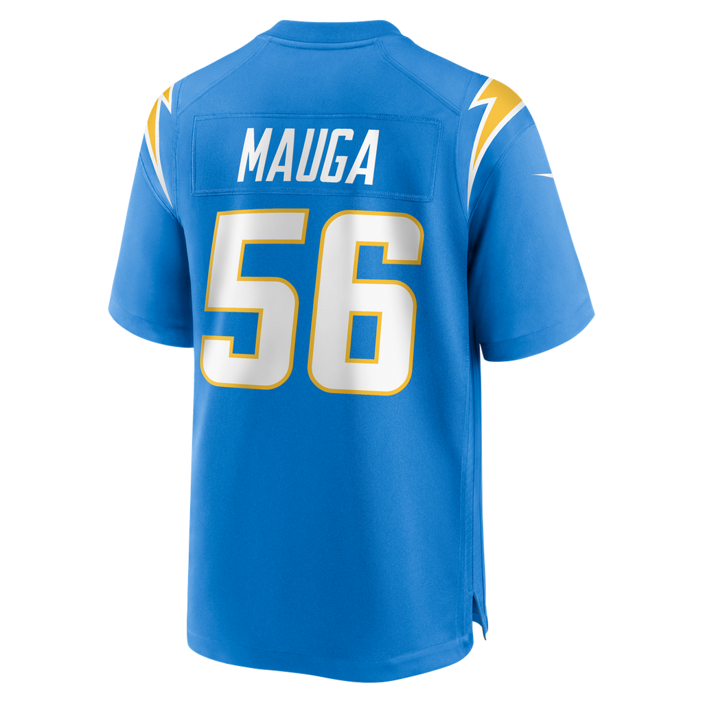 Kanai Mauga Los Angeles Chargers Nike Team Game Official Jersey -  Powder Blue