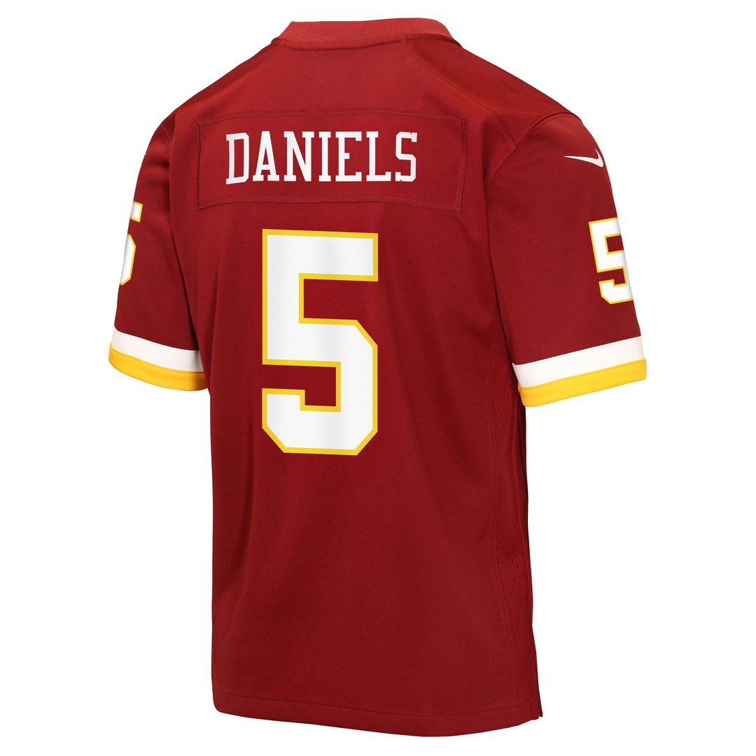 Jayden Daniels Washington Commanders Nike Youth Game Jersey - Burgundy