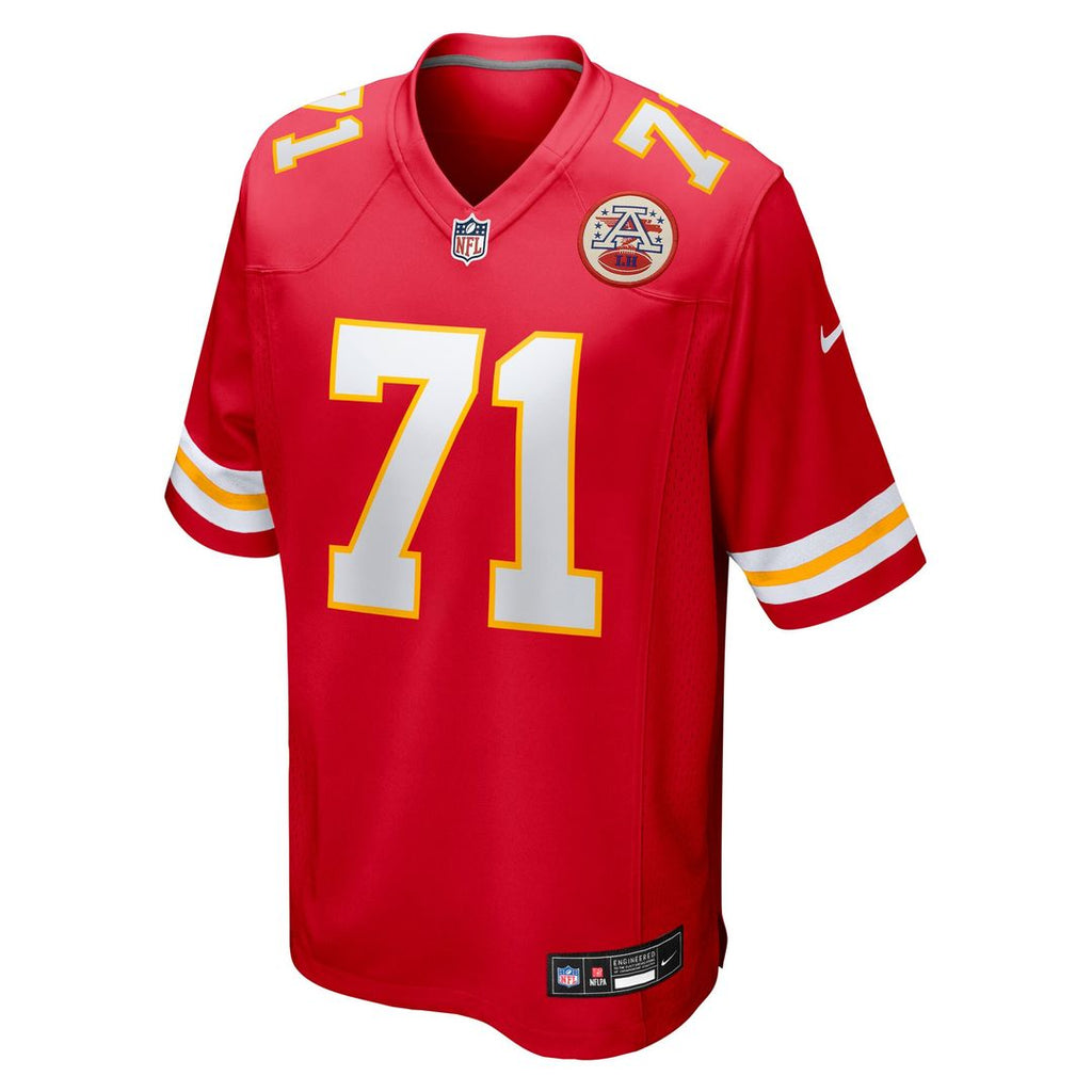 Josh Simmons Kansas City Chiefs Nike Team Game Official Jersey -  Red