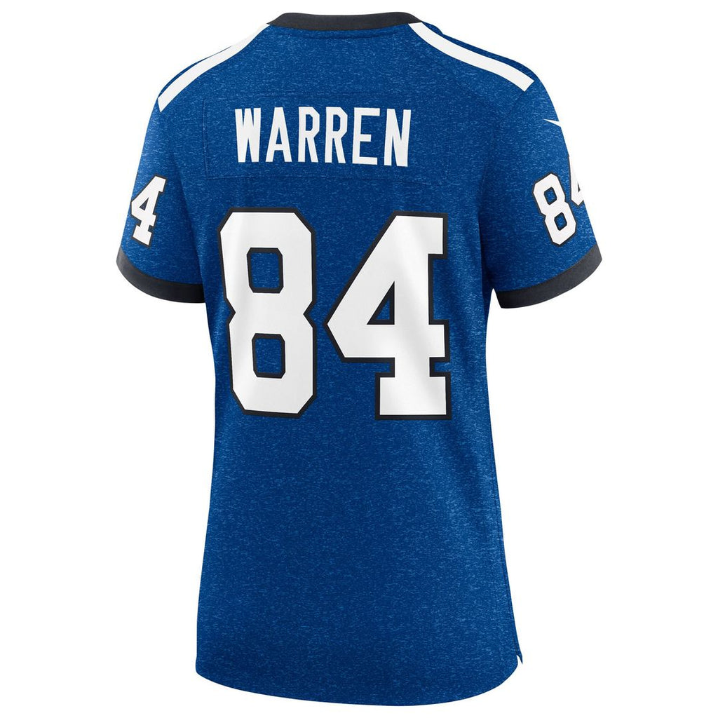Tyler Warren Indianapolis Colts Nike Women's Alternate 2 Indiana Nights Game Official Jersey -  Heather Royal