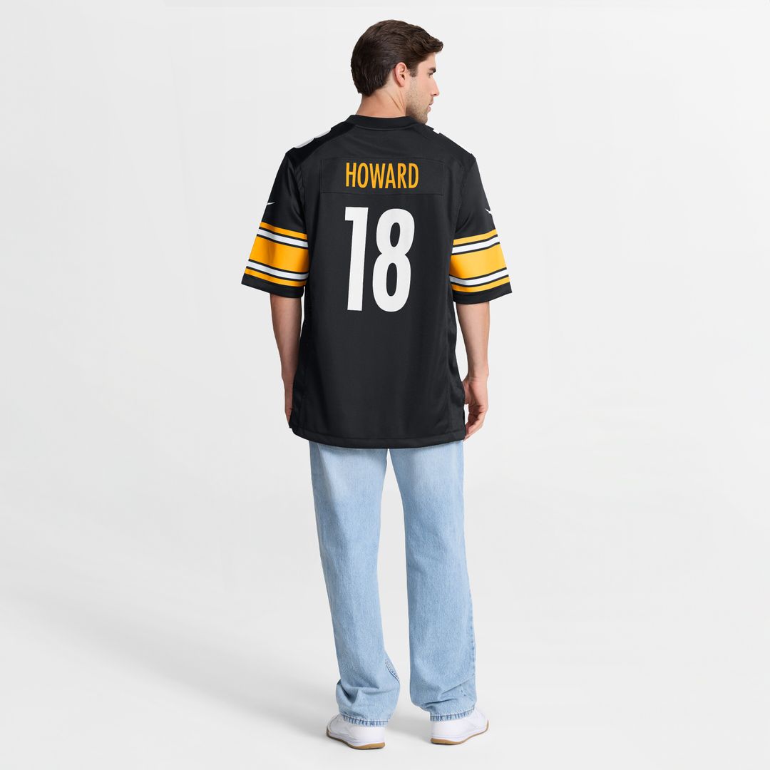Will Howard Pittsburgh Steelers Nike Team Game Jersey - Black