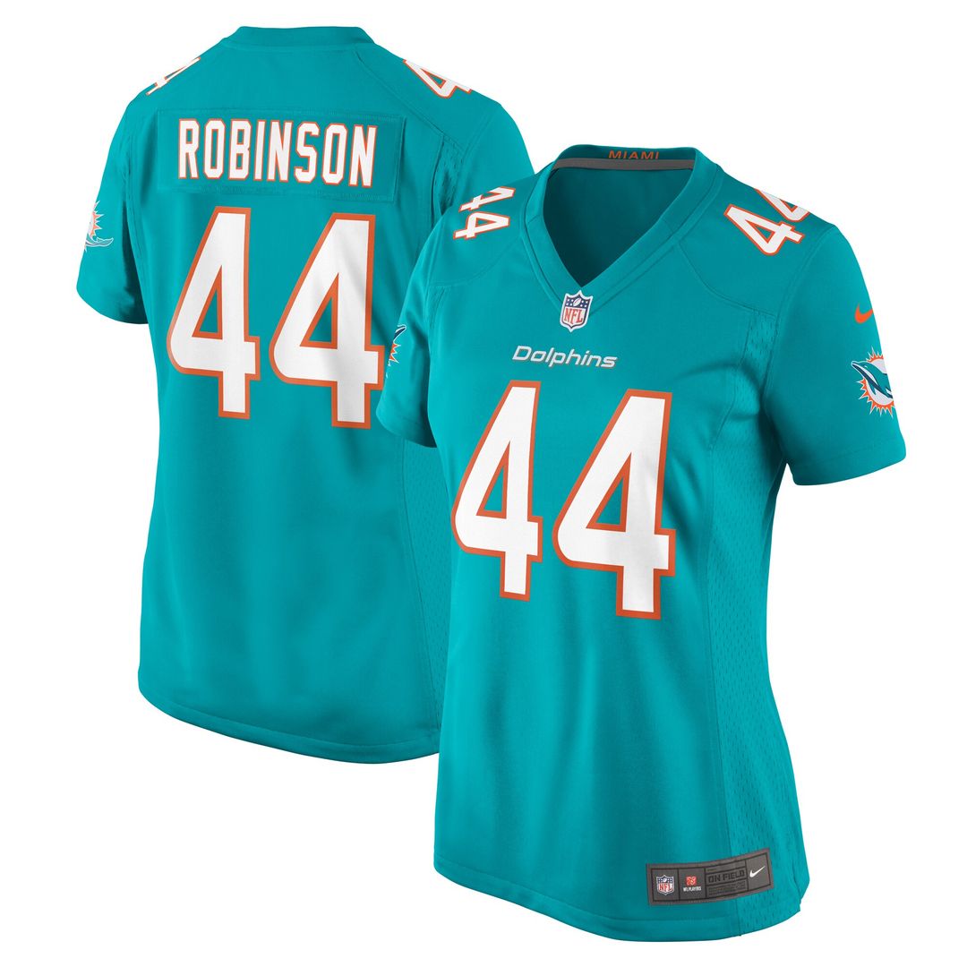 Chop Robinson Miami Dolphins Nike Women's Game Jersey - Aqua