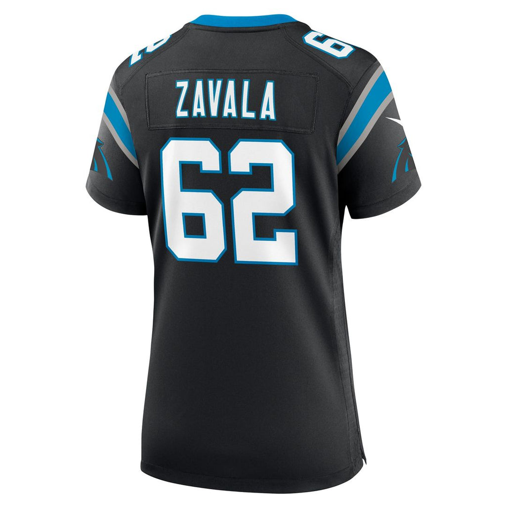 Chandler Zavala Carolina Panthers Nike Women's  Game Official Jersey -  Black