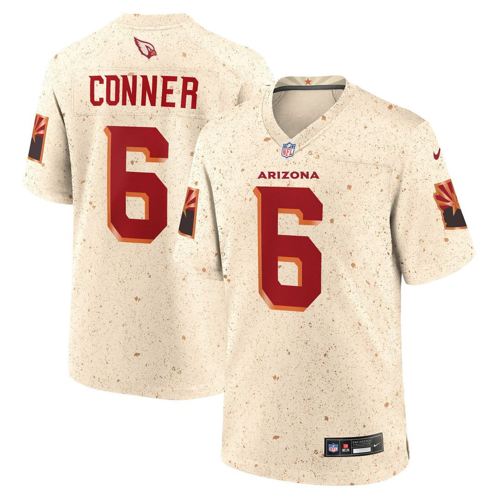 James Conner Arizona Cardinals Nike 2025 Rivalries Collection Game Official Jersey - Natural