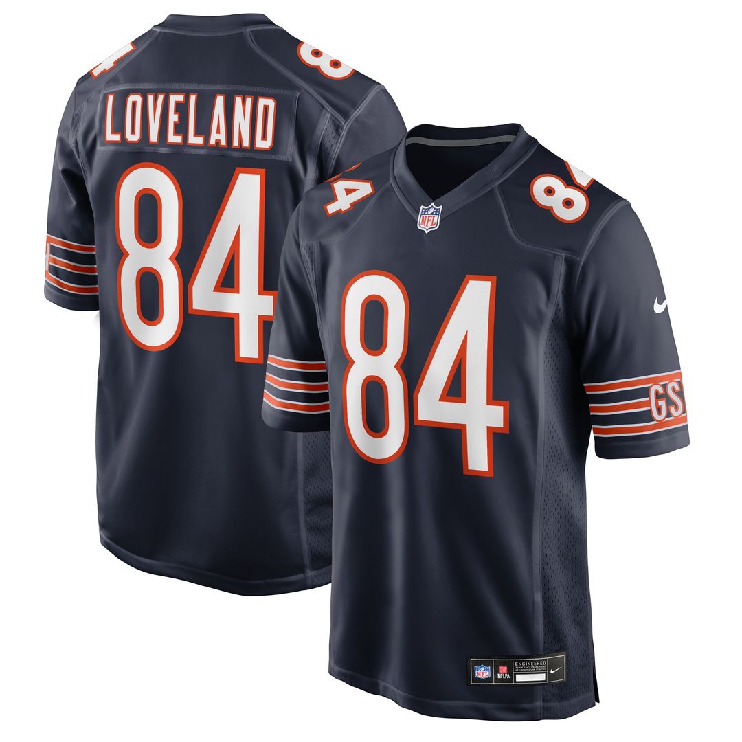 Colston Loveland Chicago Bears Nike Alternate Game Player Official Jersey - Orange