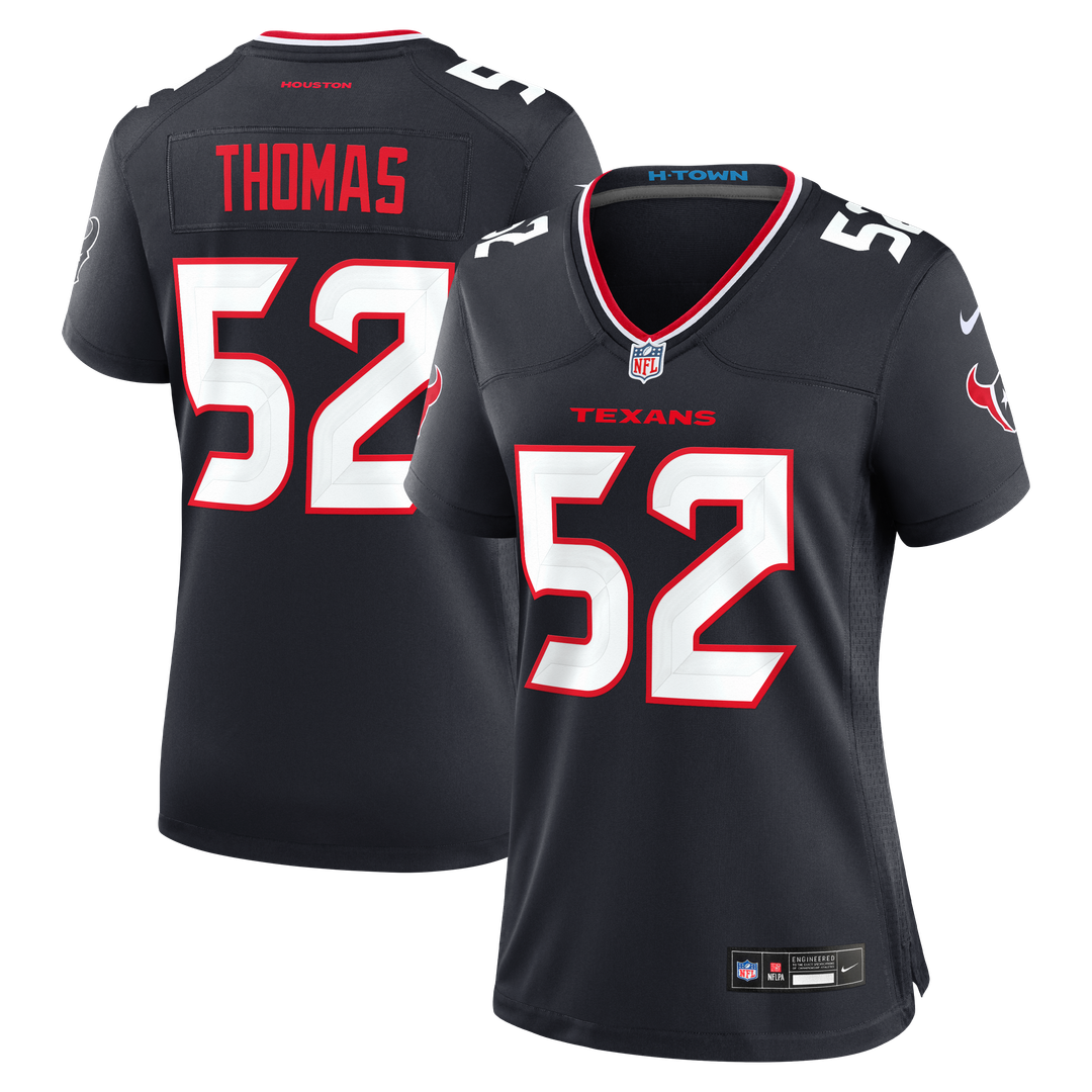 Xavier Thomas Houston Texans Nike Women's Team Game Jersey - Navy