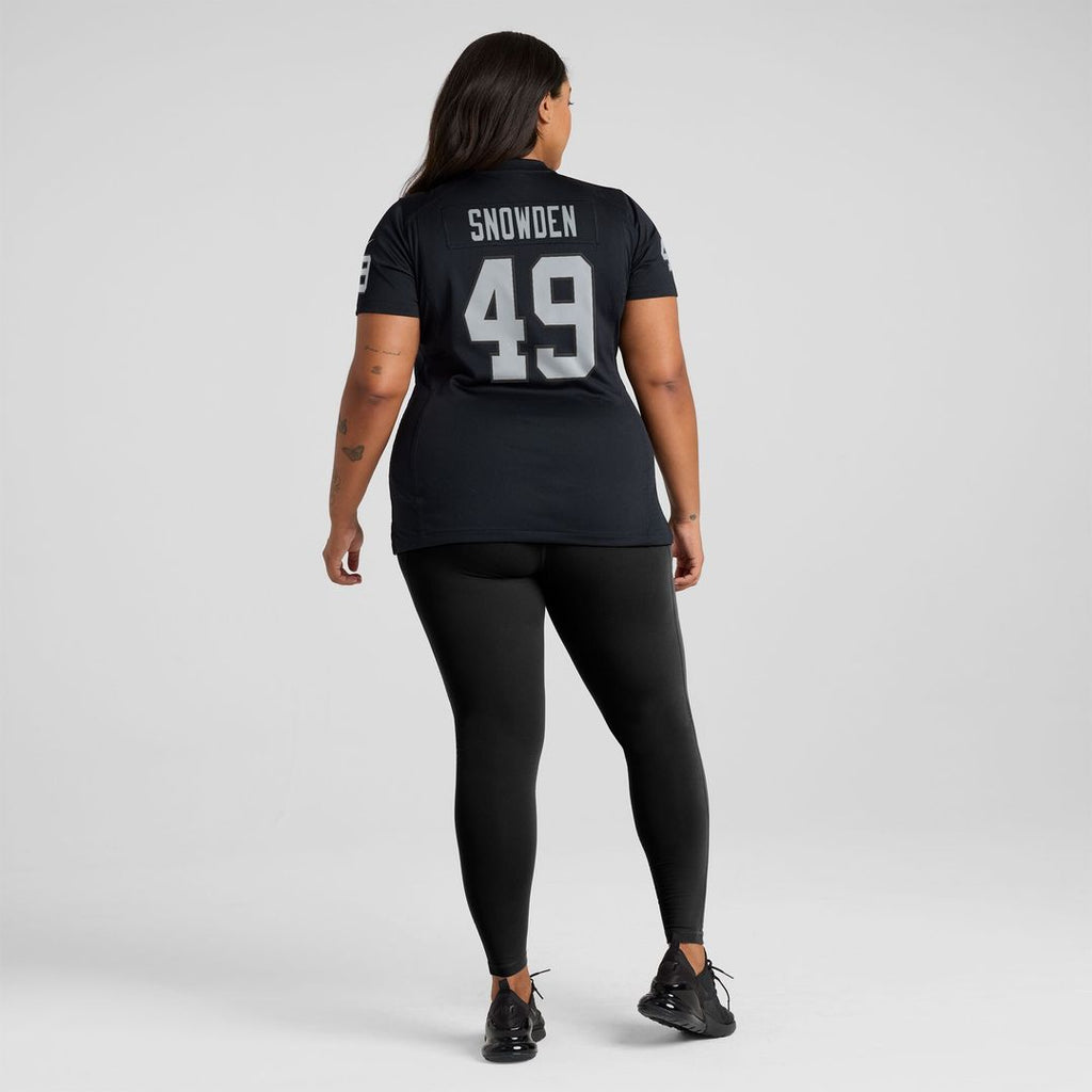Charles Snowden Las Vegas Raiders Nike Women's Team Game Jersey - Black