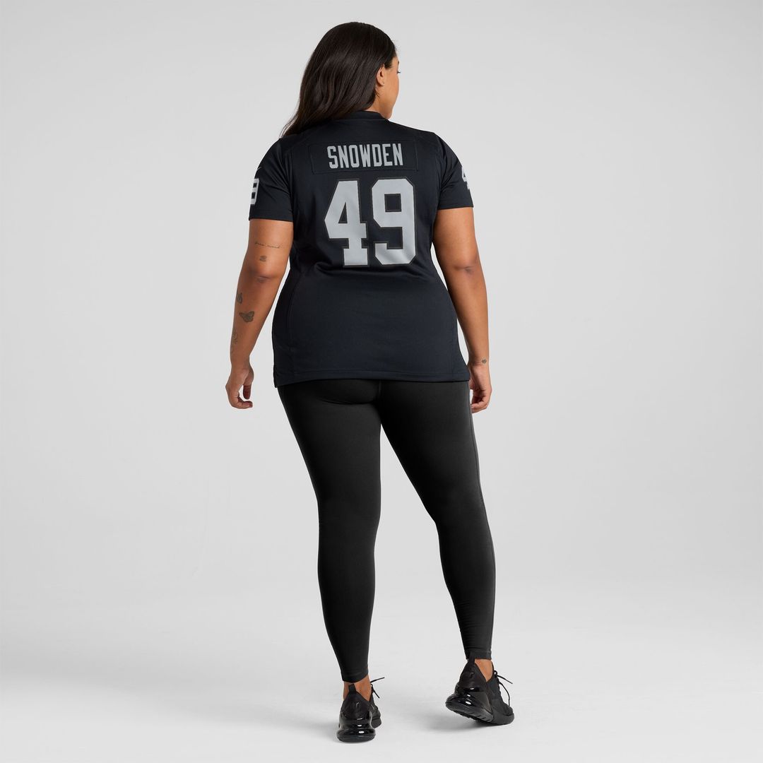 Charles Snowden Las Vegas Raiders Nike Women's Team Game Jersey - Black