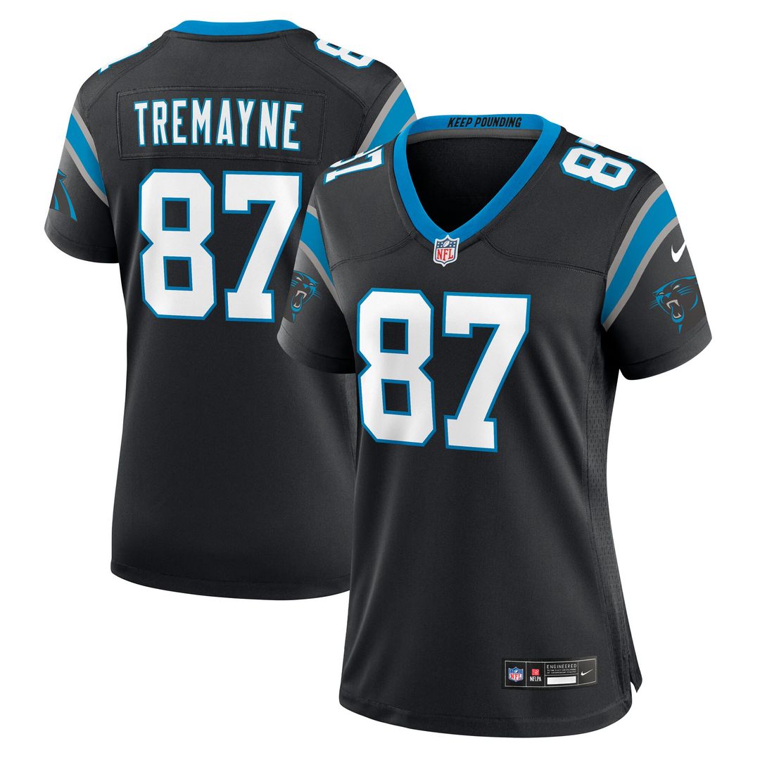 Brycen Tremayne Carolina Panthers Nike Women's Team Game Official Jersey -  Black