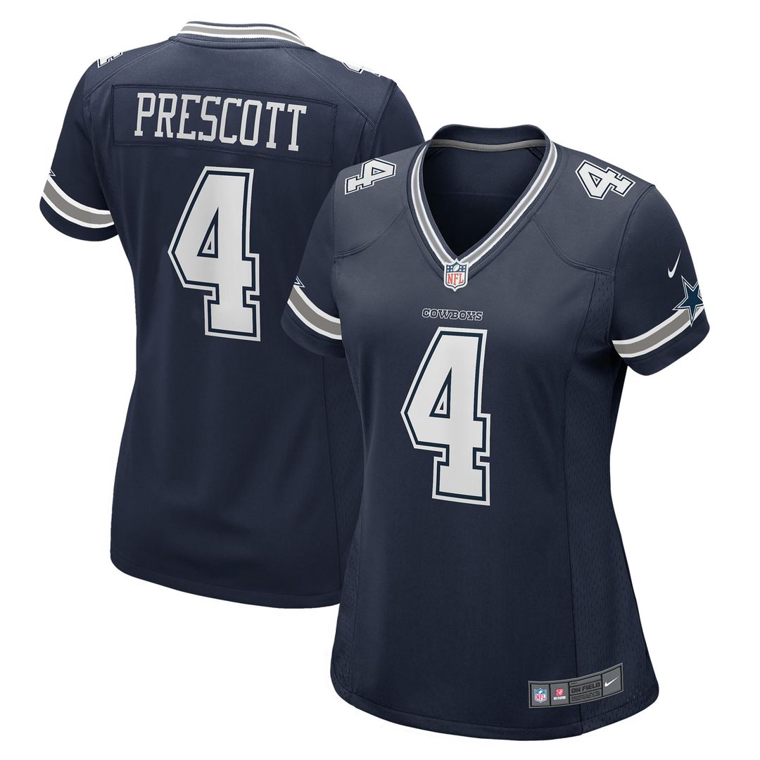 Dak Prescott Dallas Cowboys Nike Women's Alternate Game Official Jersey - White