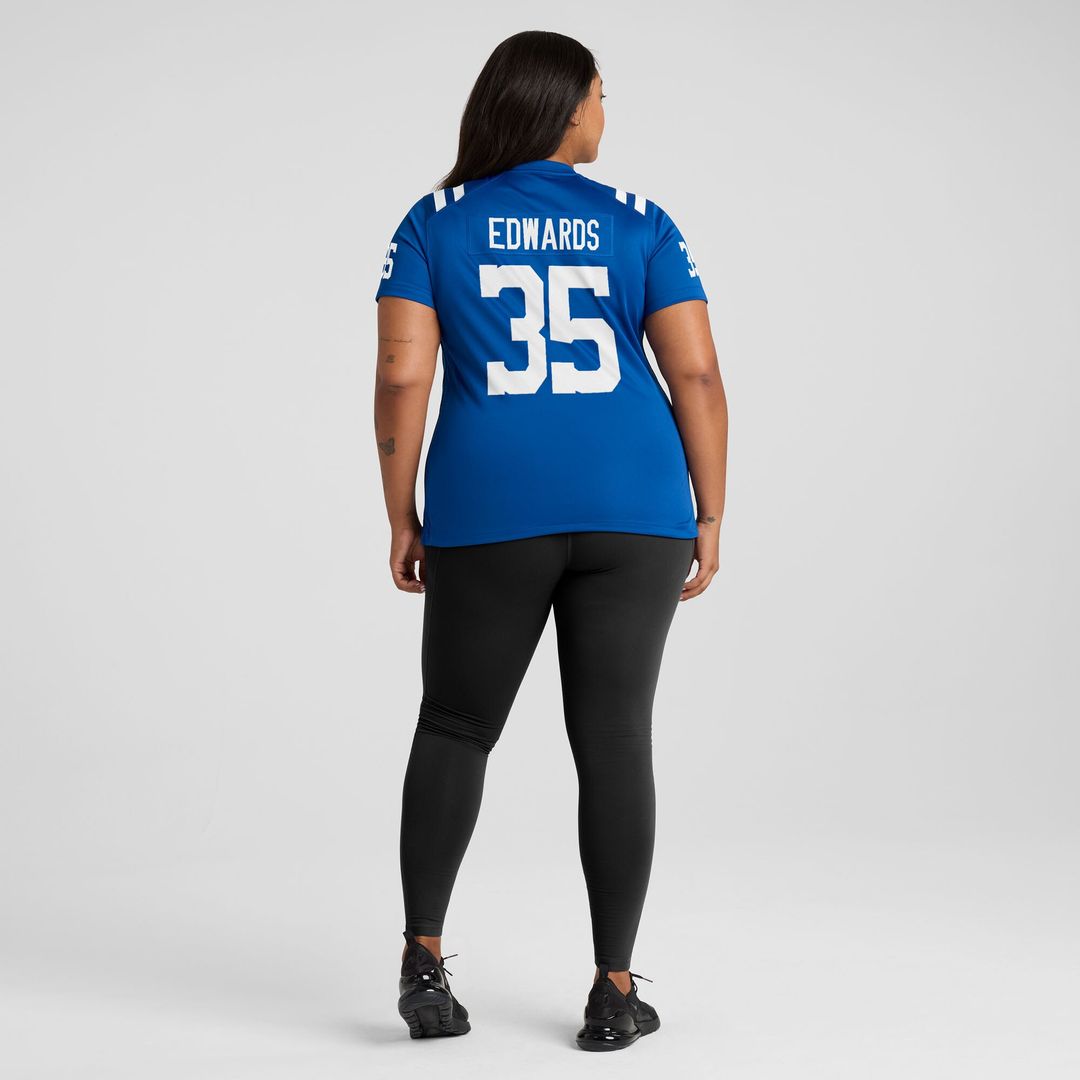 Johnathan Edwards Indianapolis Colts Nike Women's Team Game Jersey - Royal
