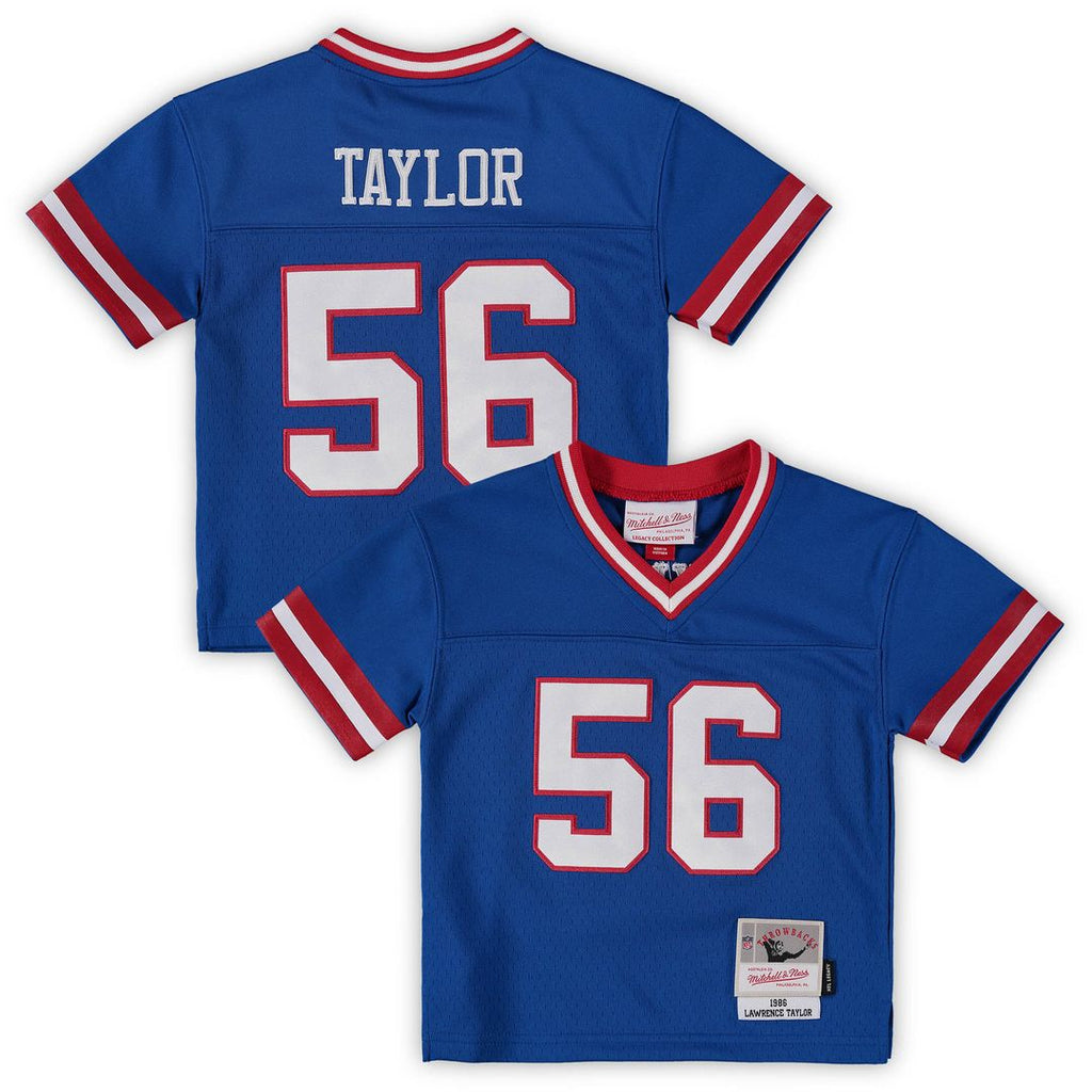 Lawrence Taylor New York Giants Mitchell & Ness Toddler 1986 Retired Legacy Official Jersey - Royal