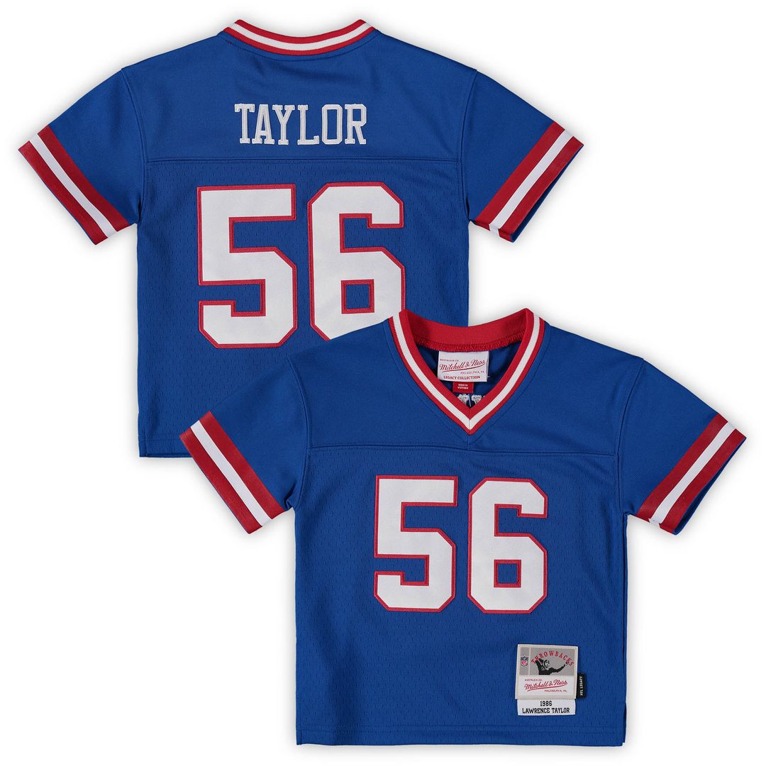 Lawrence Taylor New York Giants Mitchell & Ness Toddler 1986 Retired Legacy Official Jersey - Royal