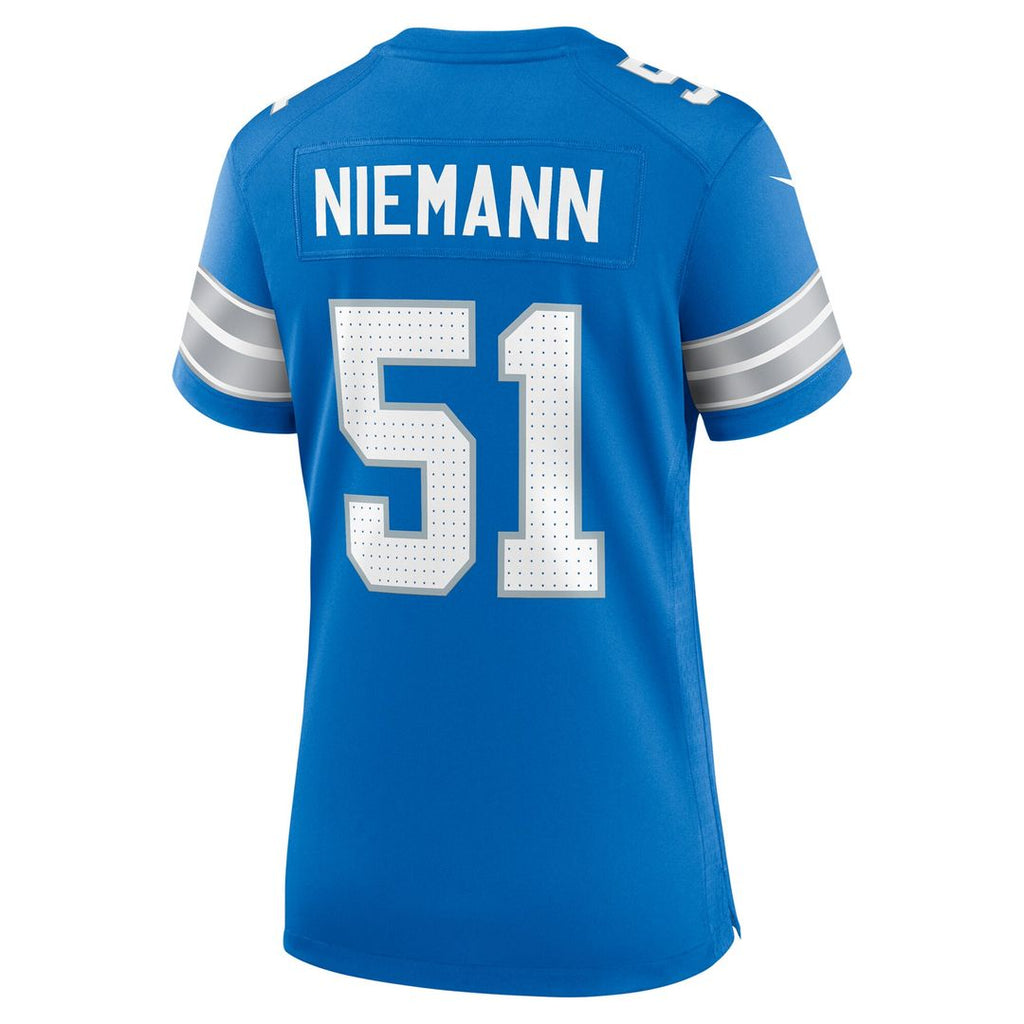 Ben Niemann Detroit Lions Nike Women's Team Game Official Jersey -  Blue