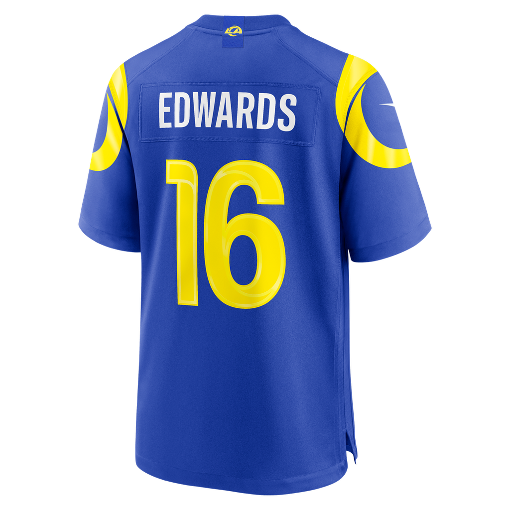 Tru Edwards Los Angeles Rams Nike Team Game Official Jersey - Royal