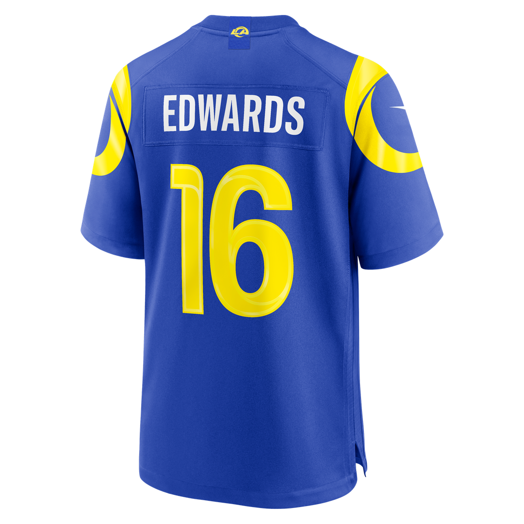 Tru Edwards Los Angeles Rams Nike Team Game Official Jersey - Royal