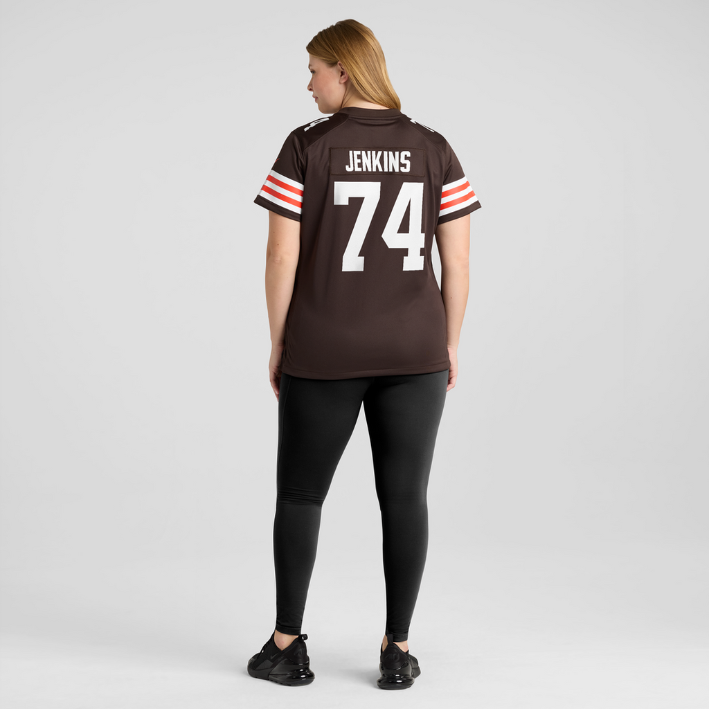 Elgton Jenkins Cleveland Browns Nike Women's Team Game Official Jersey -  Brown