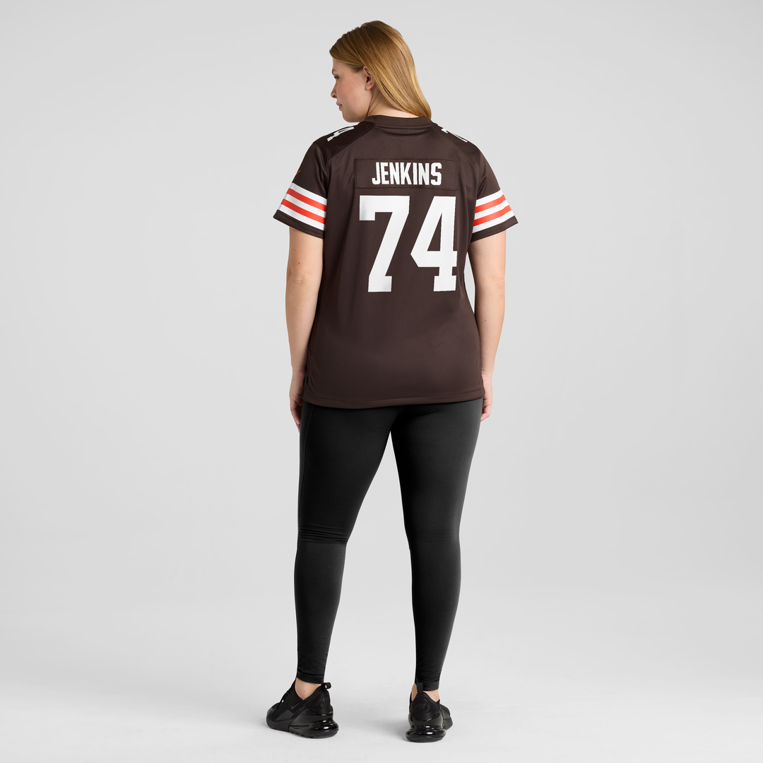 Elgton Jenkins Cleveland Browns Nike Women's Team Game Official Jersey -  Brown