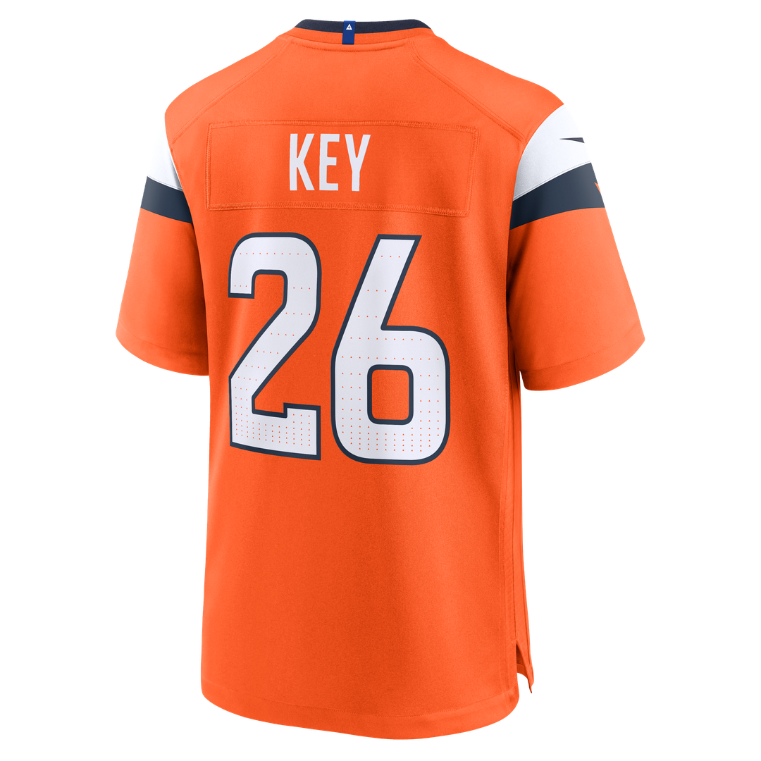 Devon Key Denver Broncos Nike Team Game Jersey - Orange