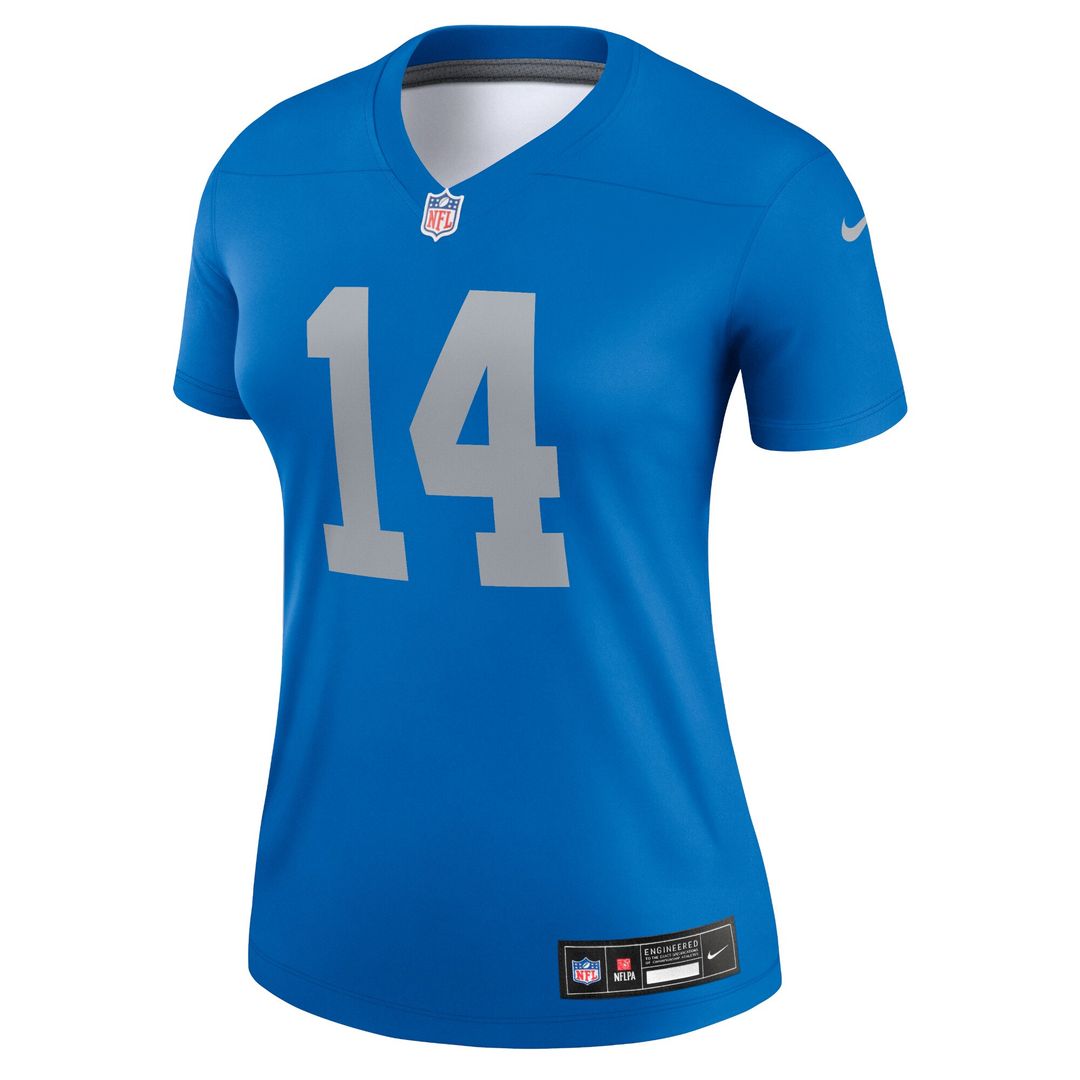 Amon-Ra St. Brown Detroit Lions Nike Women's Alternate Legend Player Performance Top - Blue