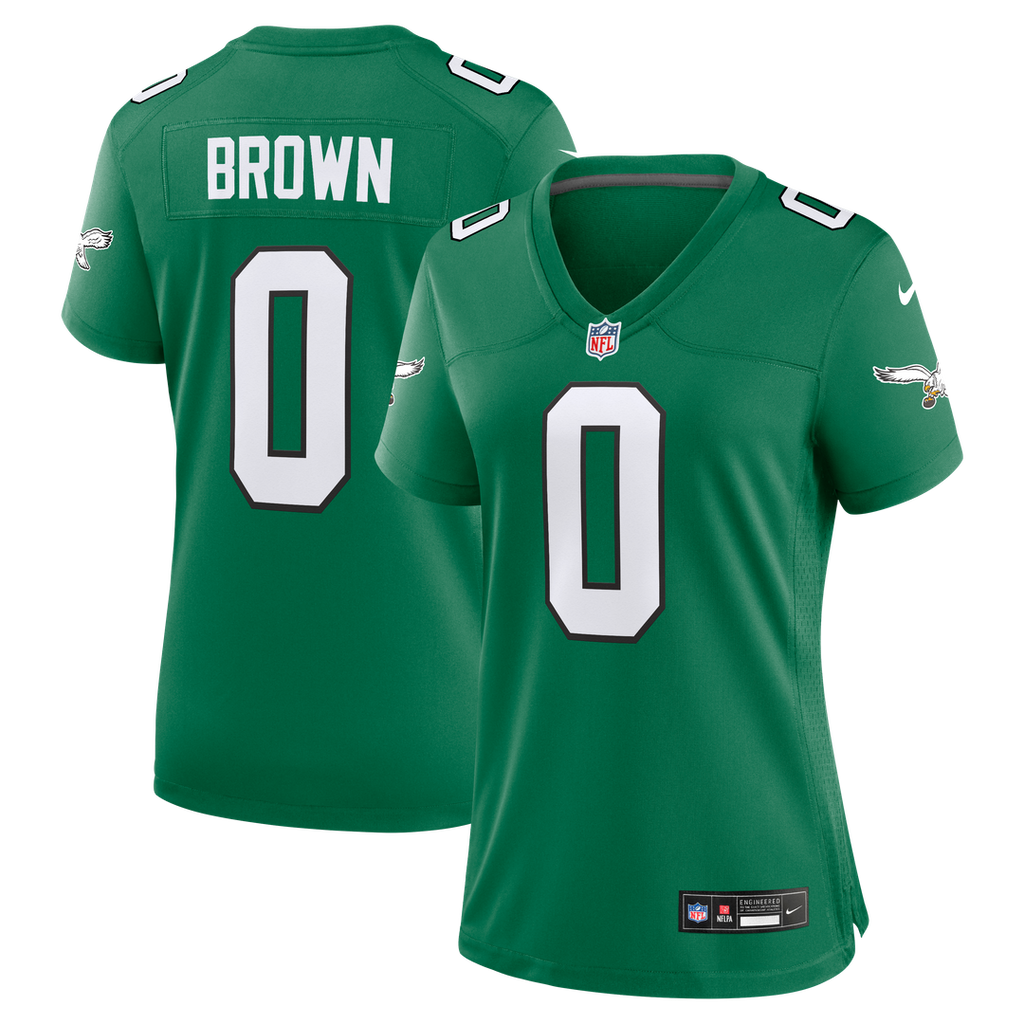 Marquise Brown Philadelphia Eagles Nike Women's Alternate Game Jersey - Kelly Green