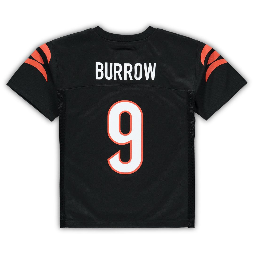 Joe Burrow Cincinnati Bengals Preschool Player Replica Jersey - Black