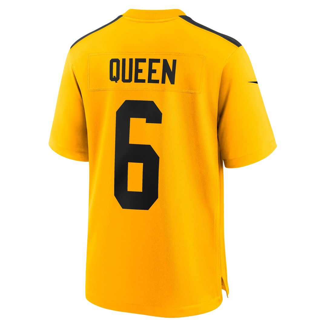 Patrick Queen Pittsburgh Steelers Nike Alternate 1933 Throwback Game Official Jersey - Gold