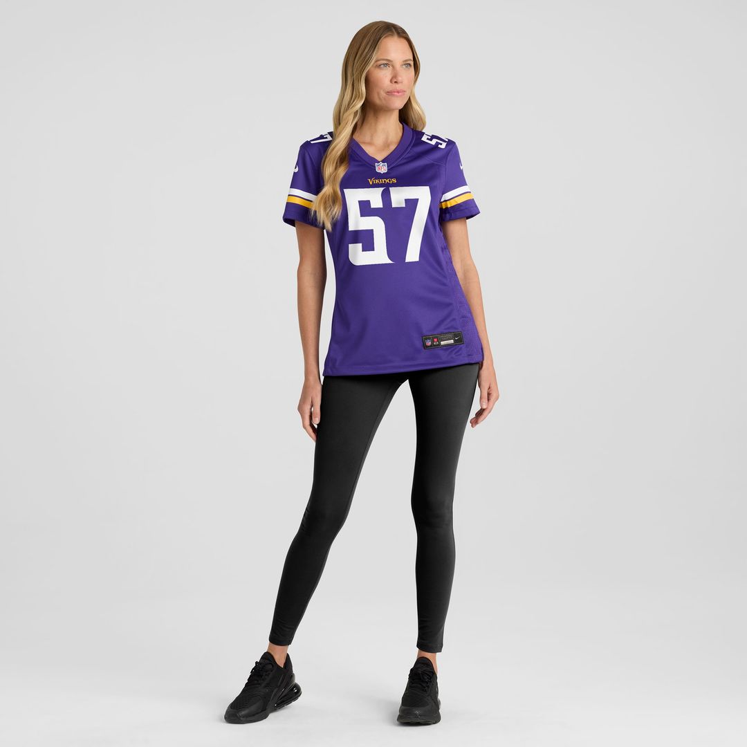 Chaz Chambliss Minnesota Vikings Nike Women's Team Game Jersey - Purple
