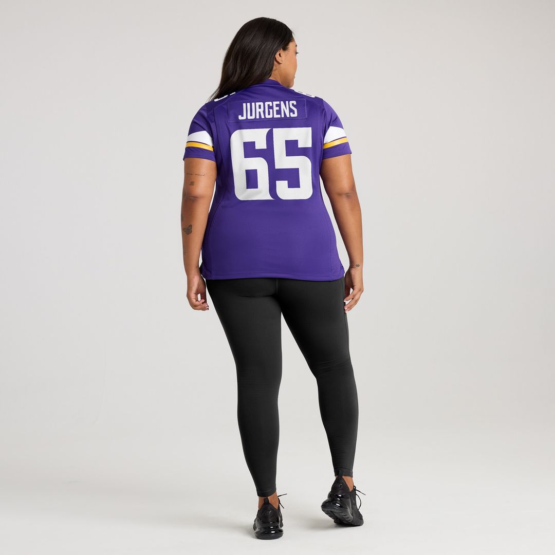 Michael Jurgens Minnesota Vikings Nike Women's Game Official Jersey -  Purple