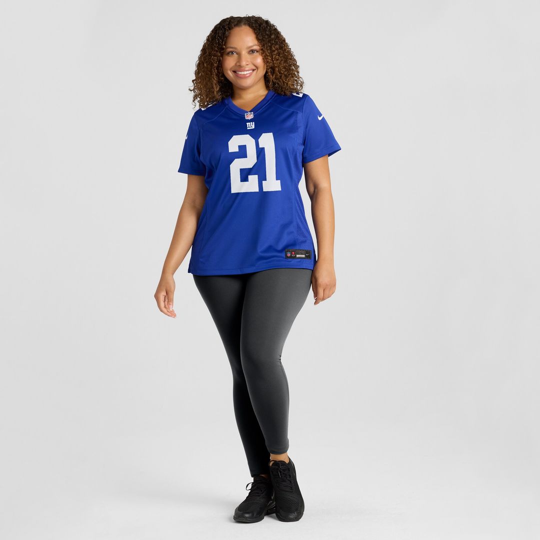 Paulson Adebo New York Giants Nike Women's Team Game Jersey - Royal