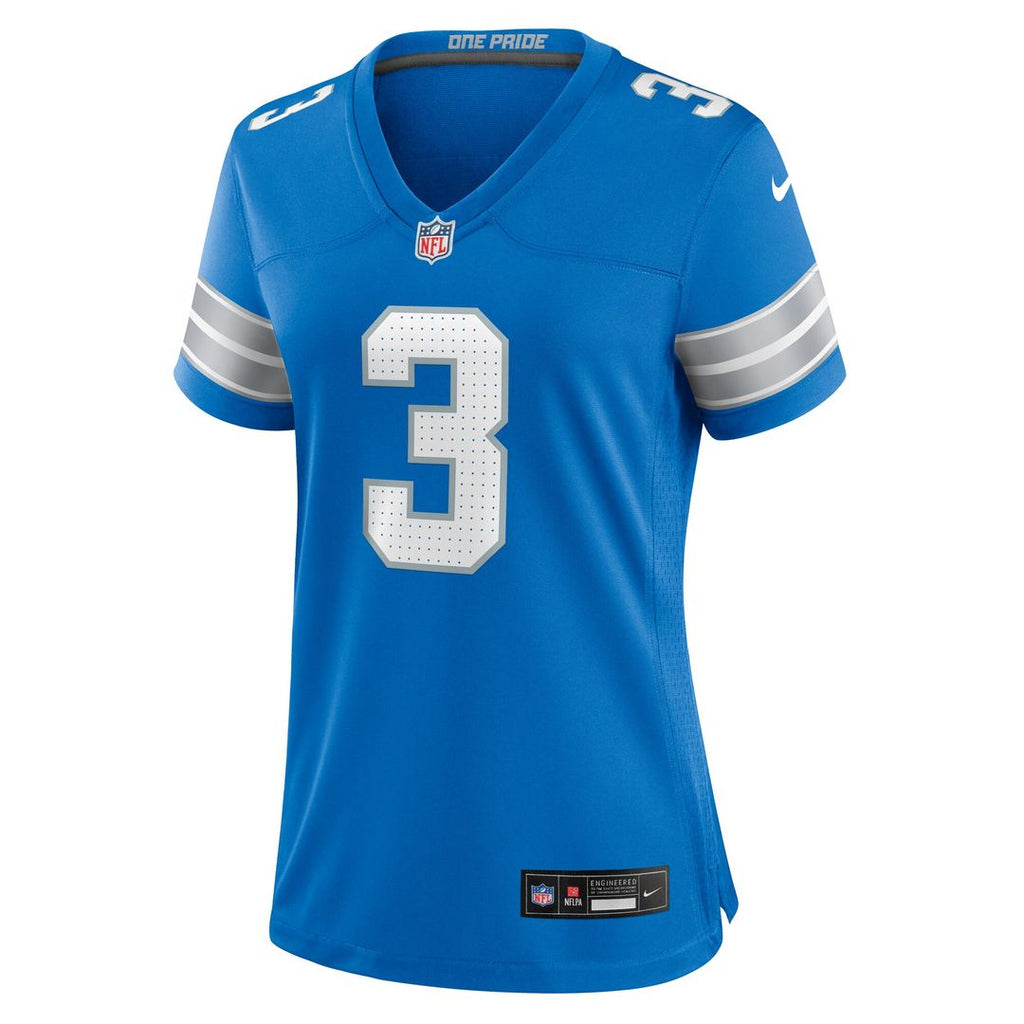 Jack Fox Detroit Lions Nike Women's Team Game Jersey - Blue