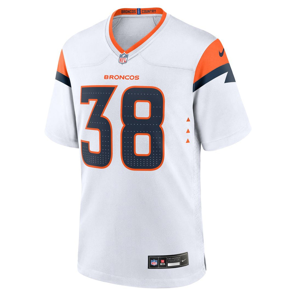 Jaleel McLaughlin Denver Broncos Nike Team Game Official Jersey -  Orange