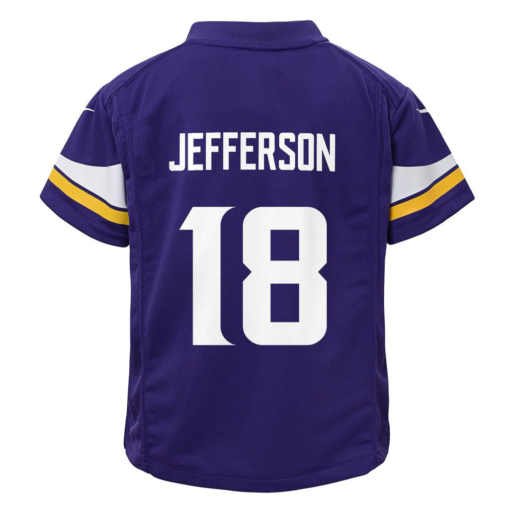 Justin Jefferson Minnesota Vikings Nike Toddler Game Official Jersey - Purple