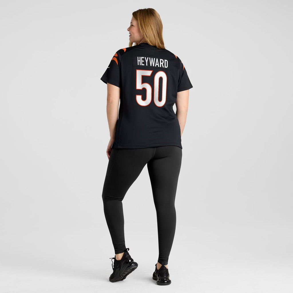 Shaka Heyward Cincinnati Bengals Nike Women's Team Game Jersey - Black