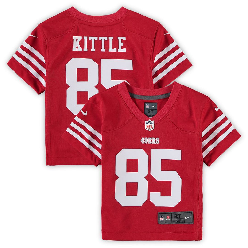 George Kittle San Francisco 49ers Nike Toddler Game Official Jersey - Scarlet