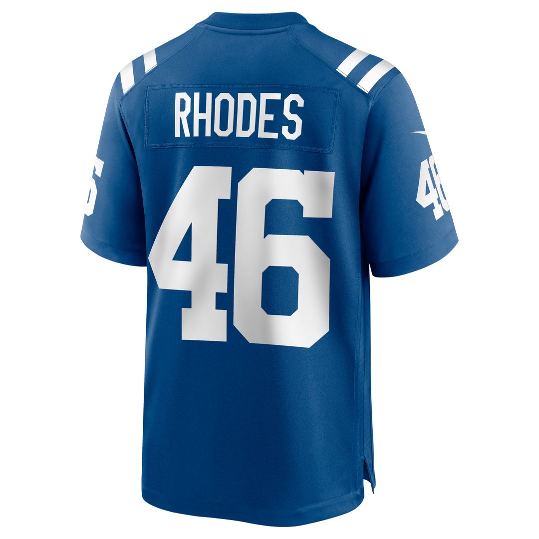 Luke Rhodes Indianapolis Colts Nike Game Official Jersey - Royal