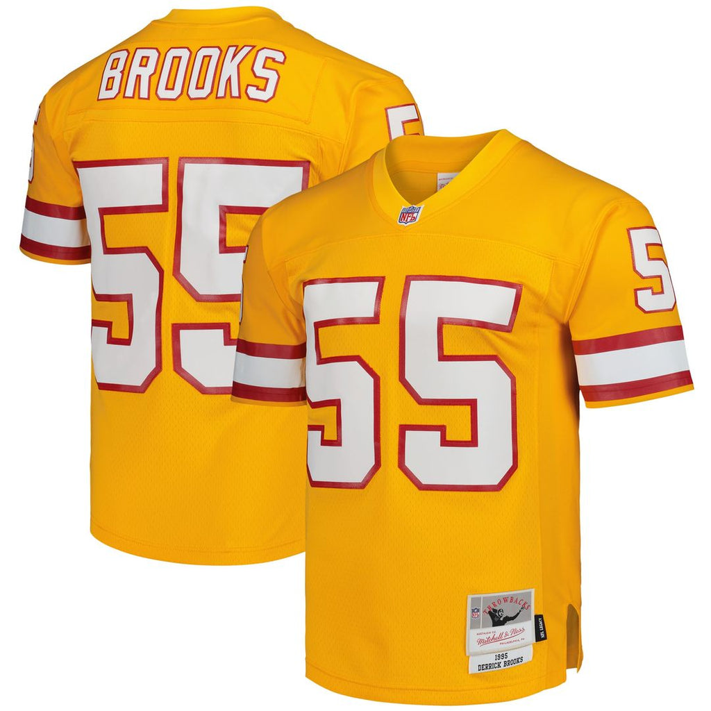 Derrick Brooks Tampa Bay Buccaneers Mitchell & Ness Legacy Replica Official Jersey - Orange