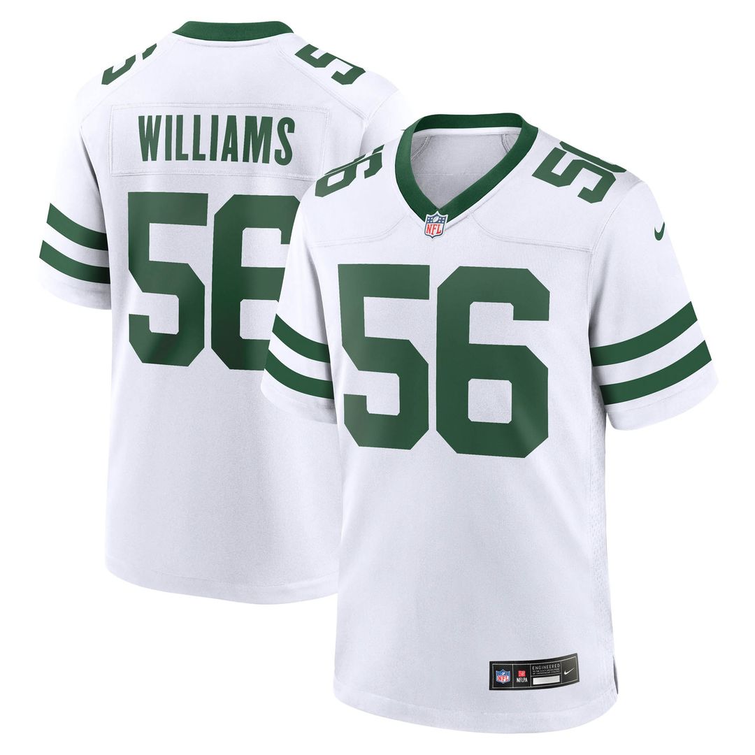Quincy Williams New York Jets Nike  Game Player Jersey â€?Legacy Green