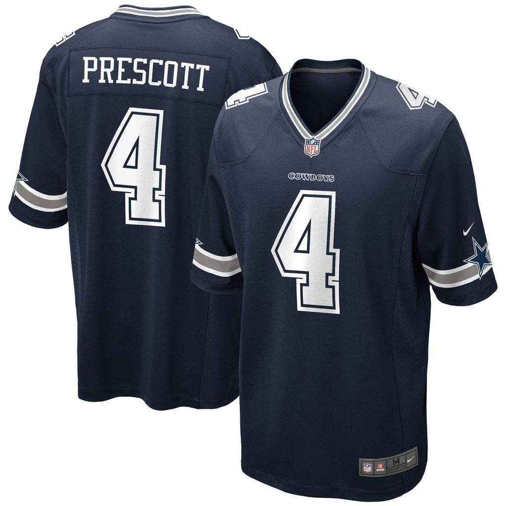 Dak Prescott Dallas Cowboys Nike Youth Game Official Jersey - Navy