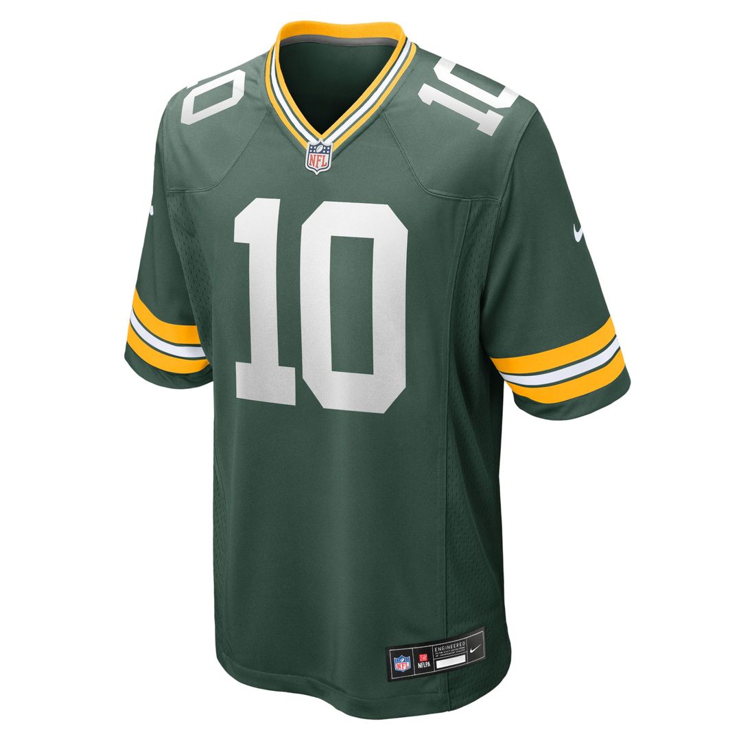 Jordan Love Green Bay Packers Nike Player Game Official Jersey - Green