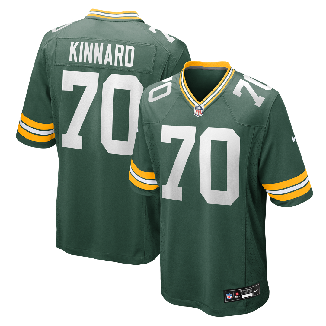 Darian Kinnard Green Bay Packers Nike Team Game Jersey - Green