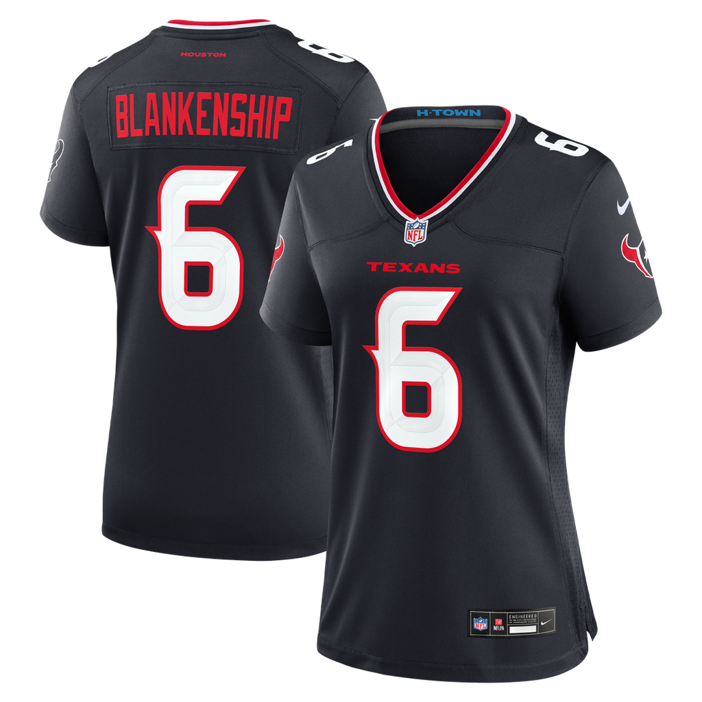 Reed Blankenship Houston Texans Nike Women's Team Game Jersey - Navy