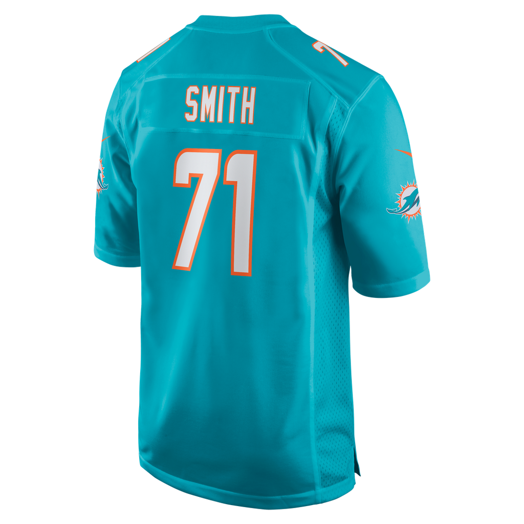 Kion Smith Miami Dolphins Nike  Game Official Jersey -  Aqua