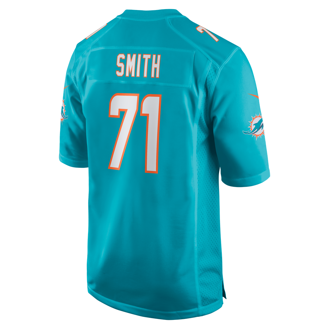 Kion Smith Miami Dolphins Nike  Game Official Jersey -  Aqua