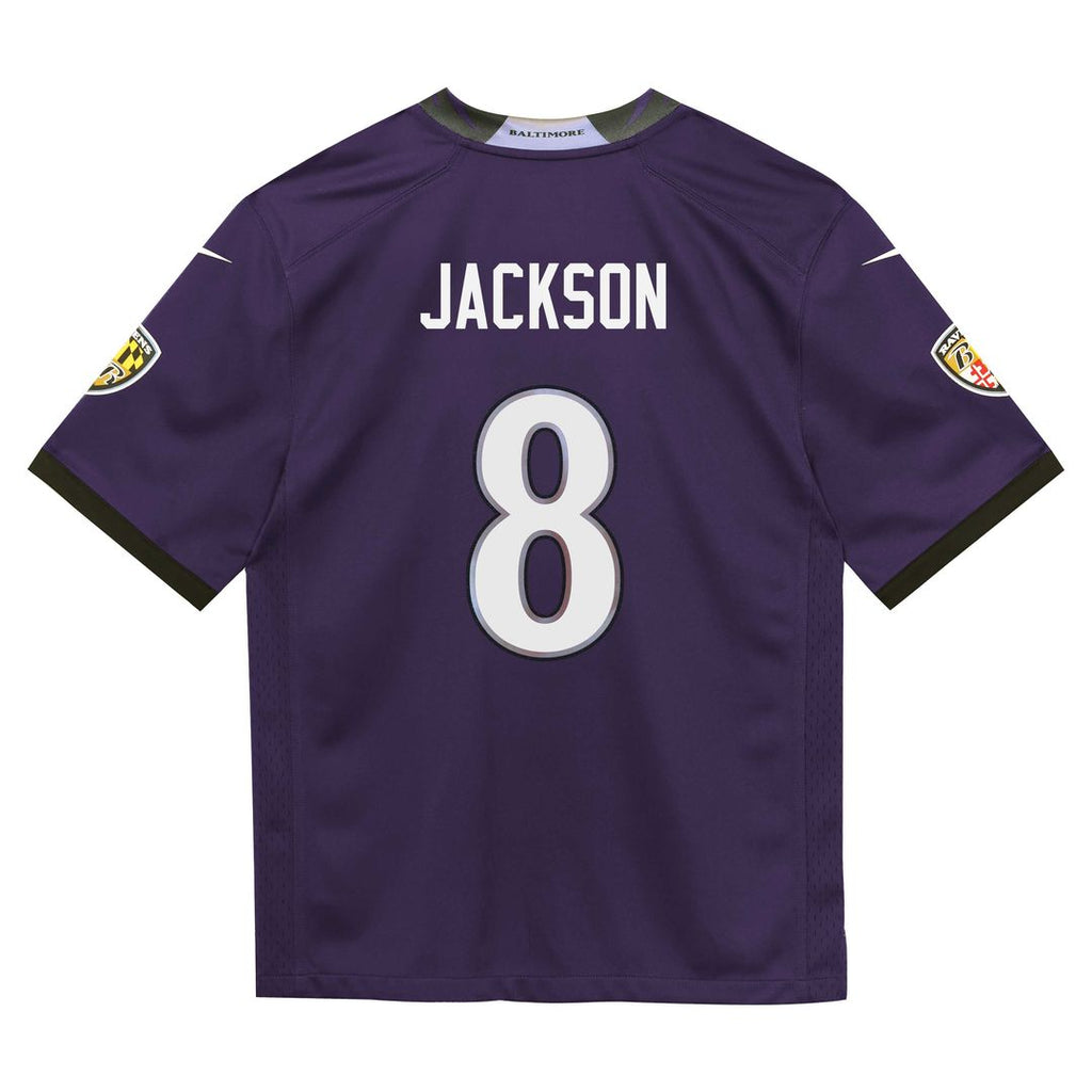 Lamar Jackson Baltimore Ravens Nike Preschool Team Game Official Jersey - Purple