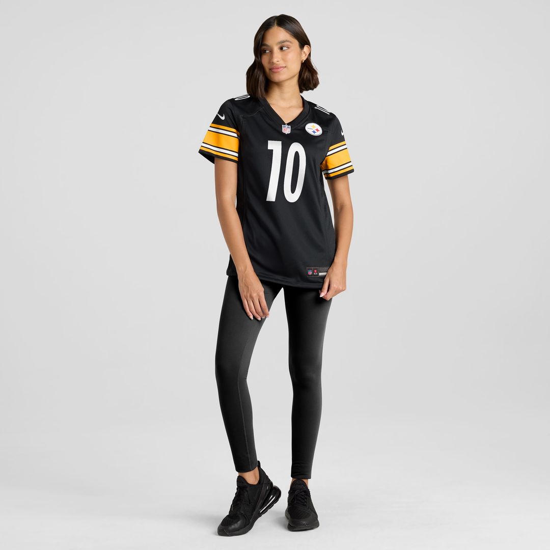 Roman Wilson Pittsburgh Steelers Nike Women's Team Game Official Jersey -  Black