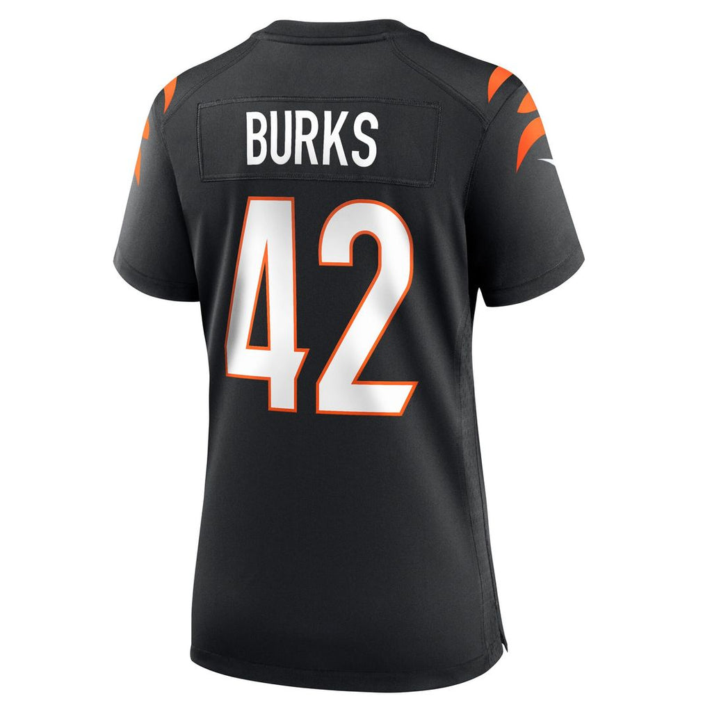 Oren Burks Cincinnati Bengals Nike Women's Team Game Jersey - Black