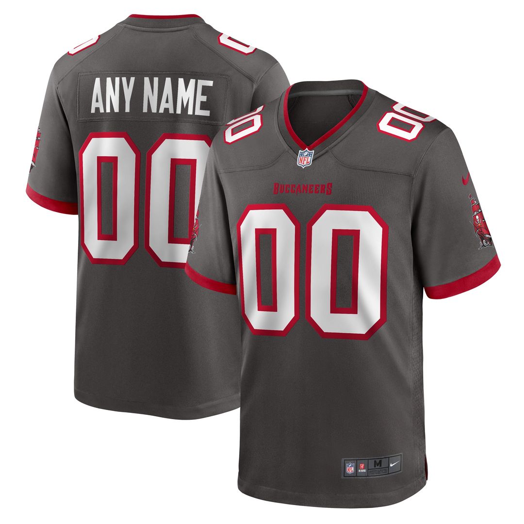Men's Nike Red Tampa Bay Buccaneers Team Custom Game Jersey